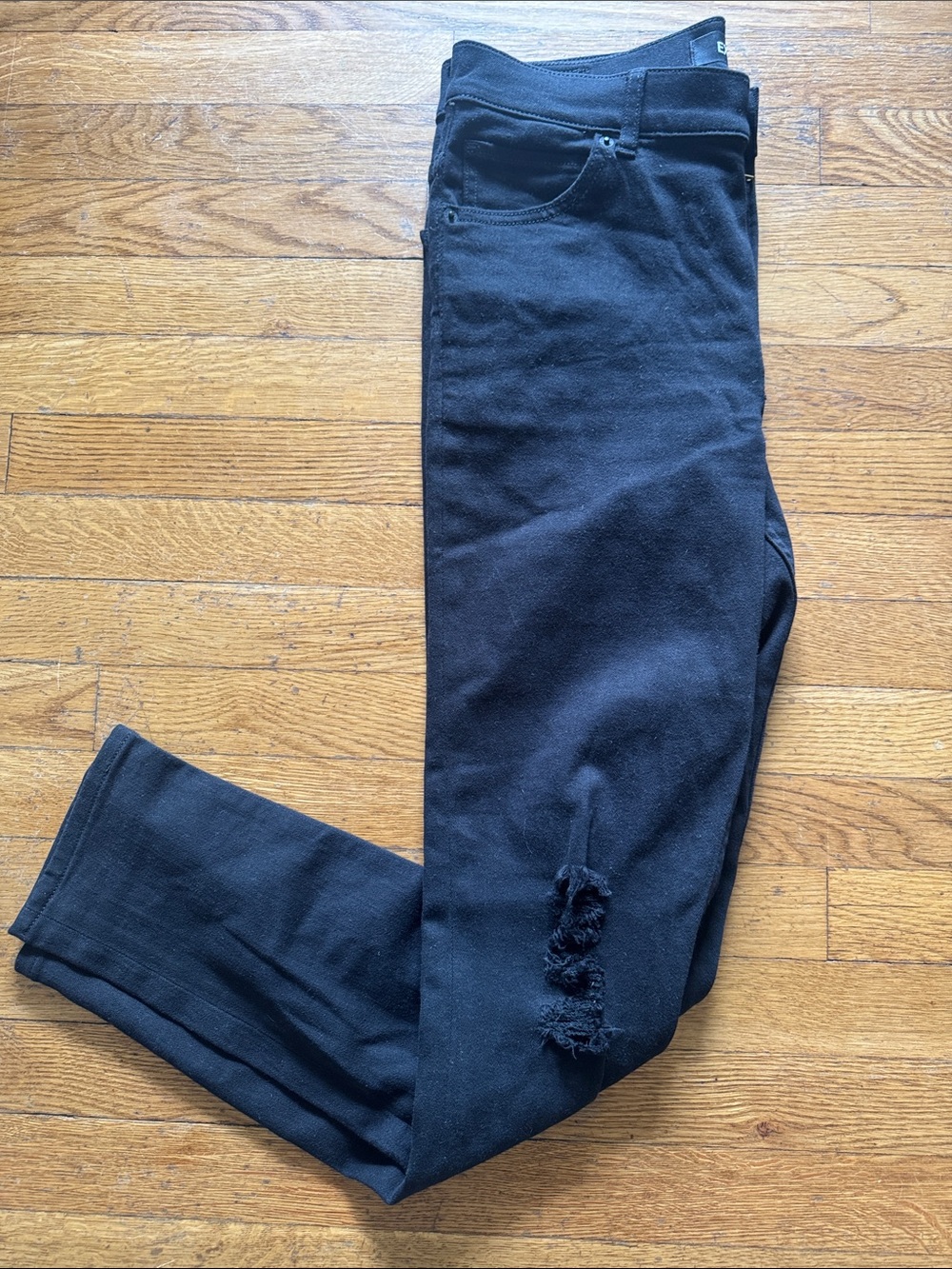 Express Black Women's Distressed Jeans